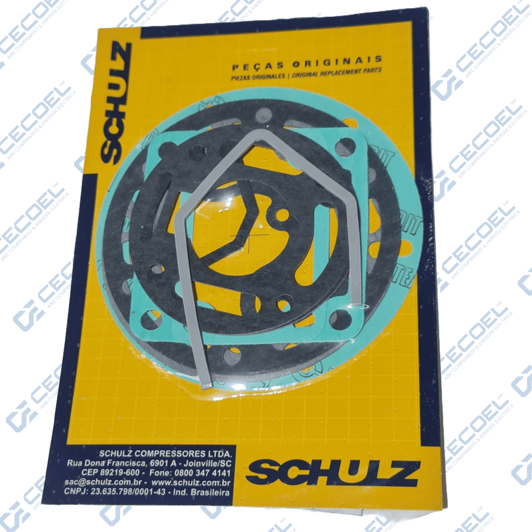 Kit de juntas empaquetaduras genuino Schulz 830.0776-0/NA libre de amianto para MSV 20 MAX