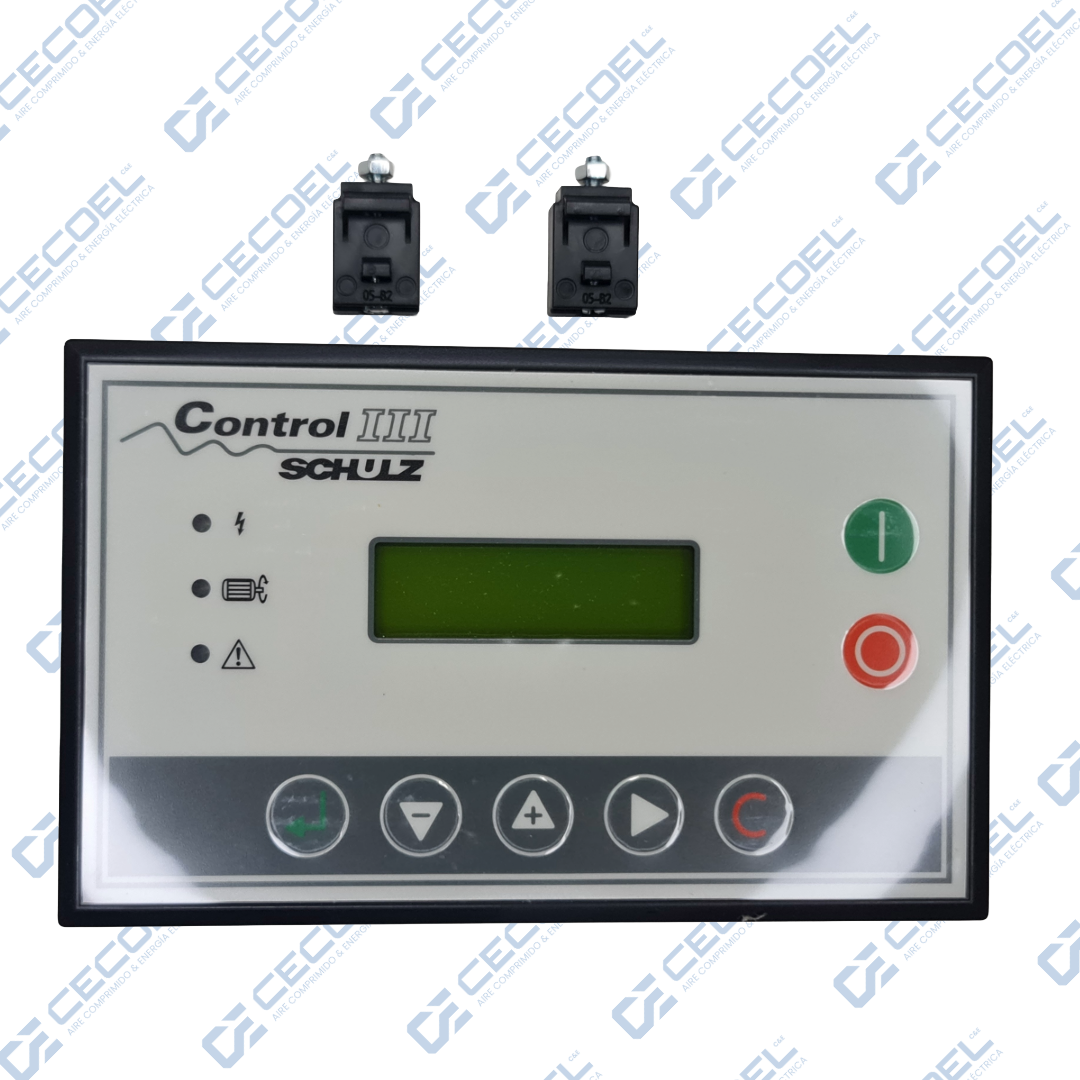 Interfaz electrónica panel de control PLC Schulz Control III 012.2131-0/AT para compresor de tornillo rotativo
