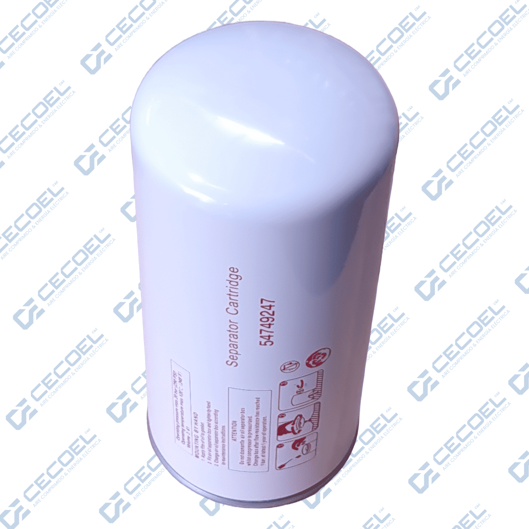 Elemento separador de aire y aceite OEM 54749247 para compresores de tornillo series UP5 UP6