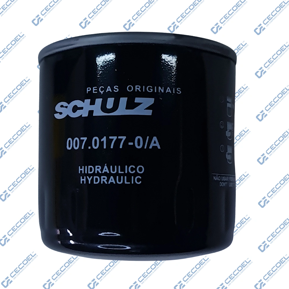 Filtro de aceite Schulz 007.0177-0/AT de rosca 3/4 para compresor de tornillo rotativo